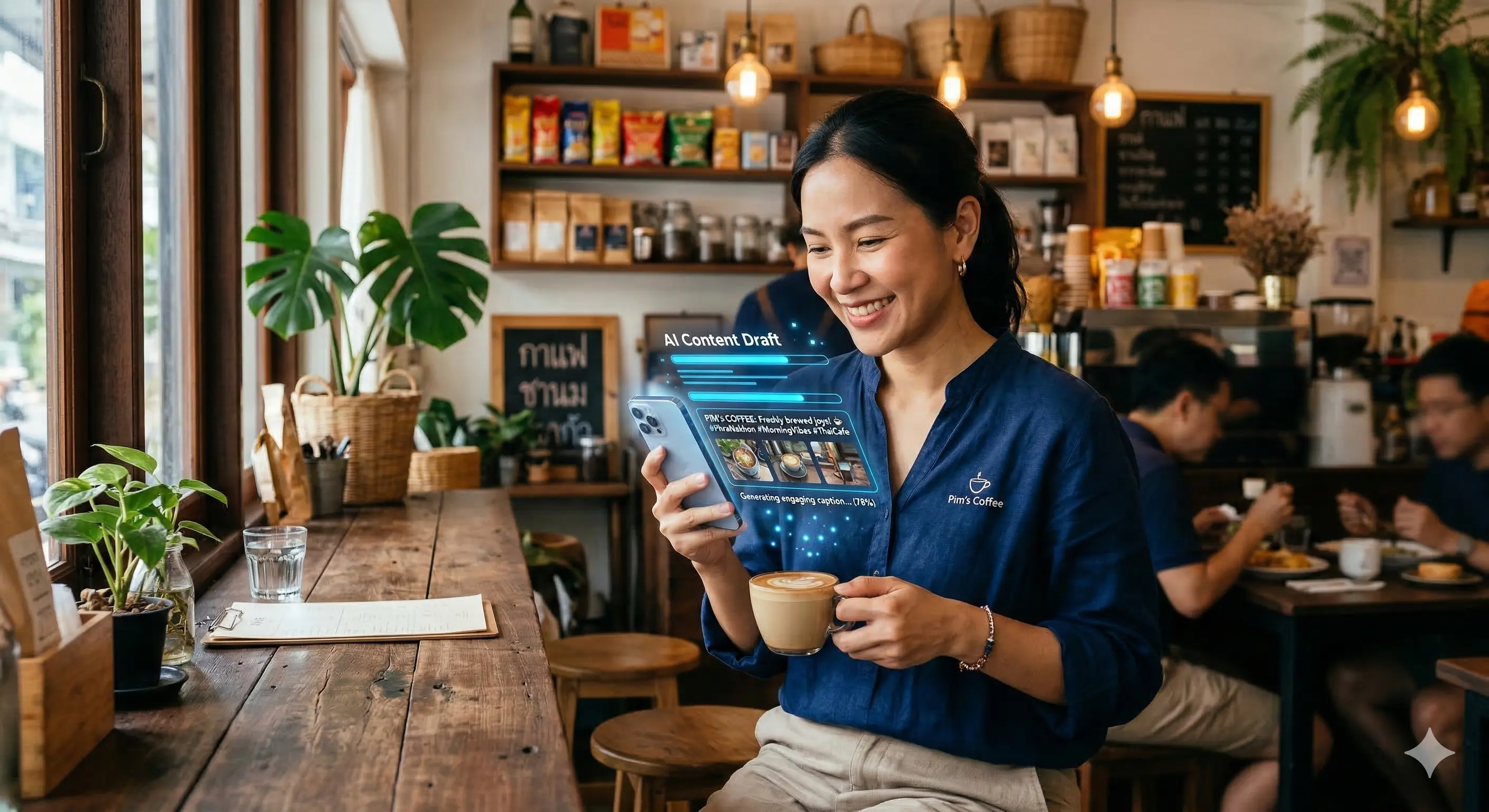 AI เขียนคอนเทนต์โซเชียลมีเดียแทนคนได้จริงไหม? คู่มือฉบับ SME ไทย